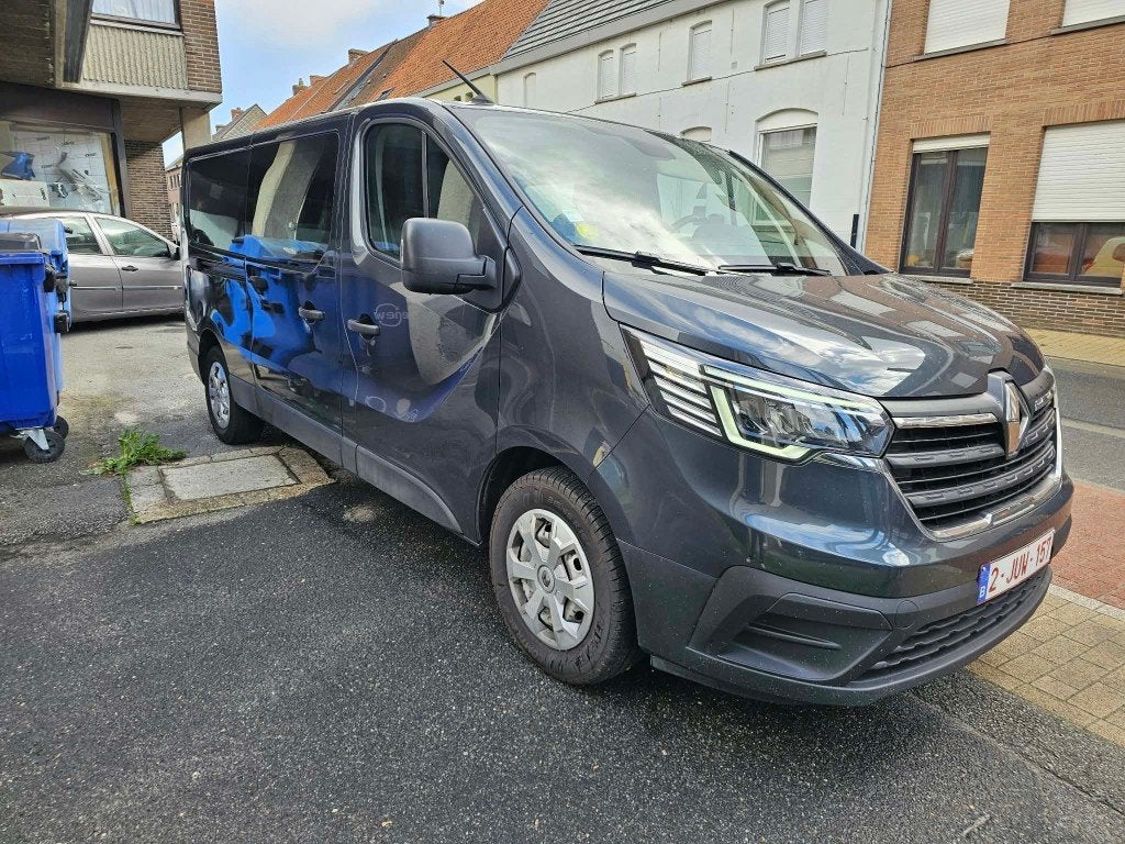 renault trafic 2.0 AUTOMAAT dubbel cabine, Autos, Argent ou Gris, Achat, Autre carrosserie, 5 portes