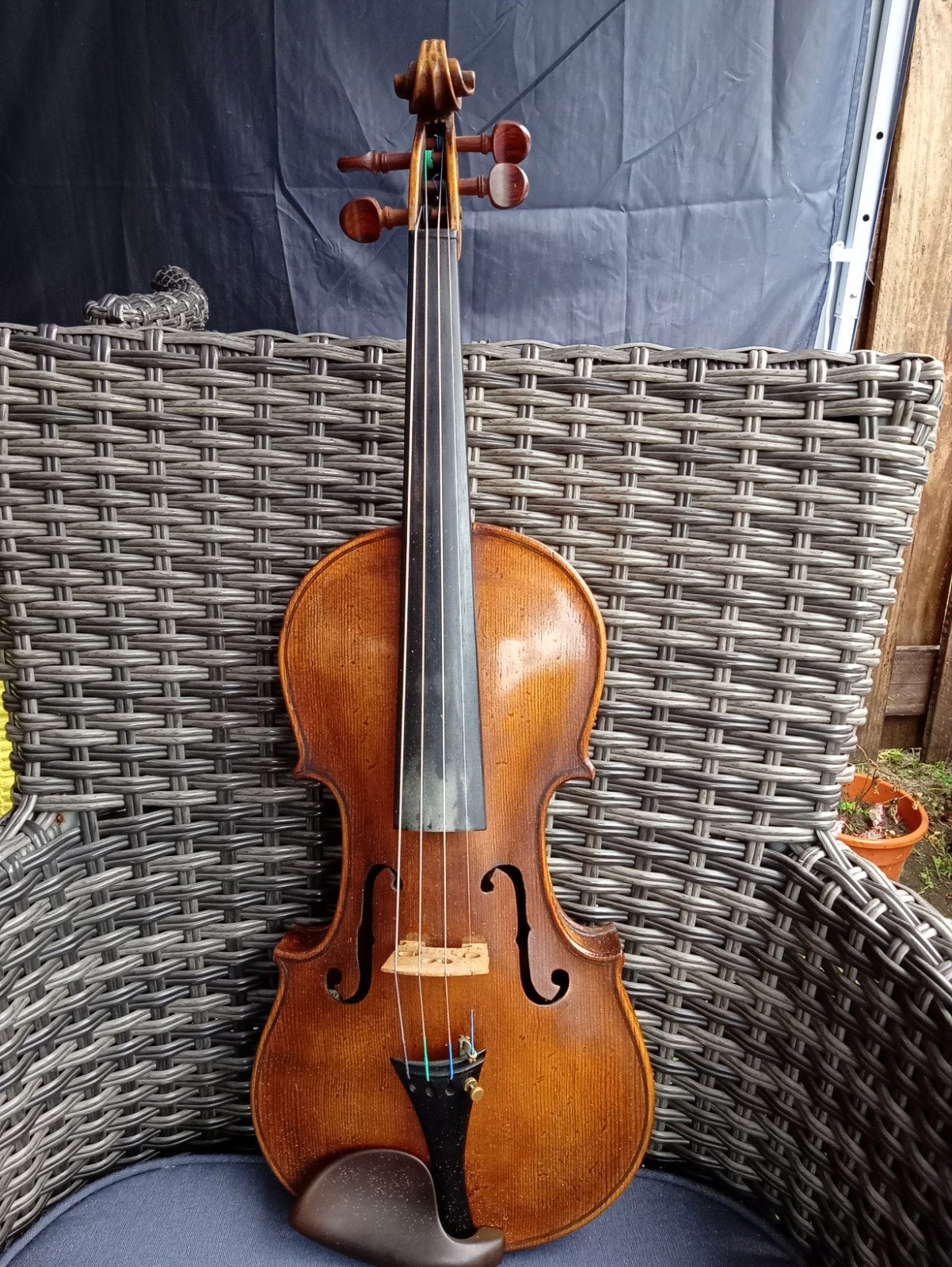 Violon 7/8 ancien fait main, Violon, Enlèvement ou Envoi, Violon 7/8, Avec valise