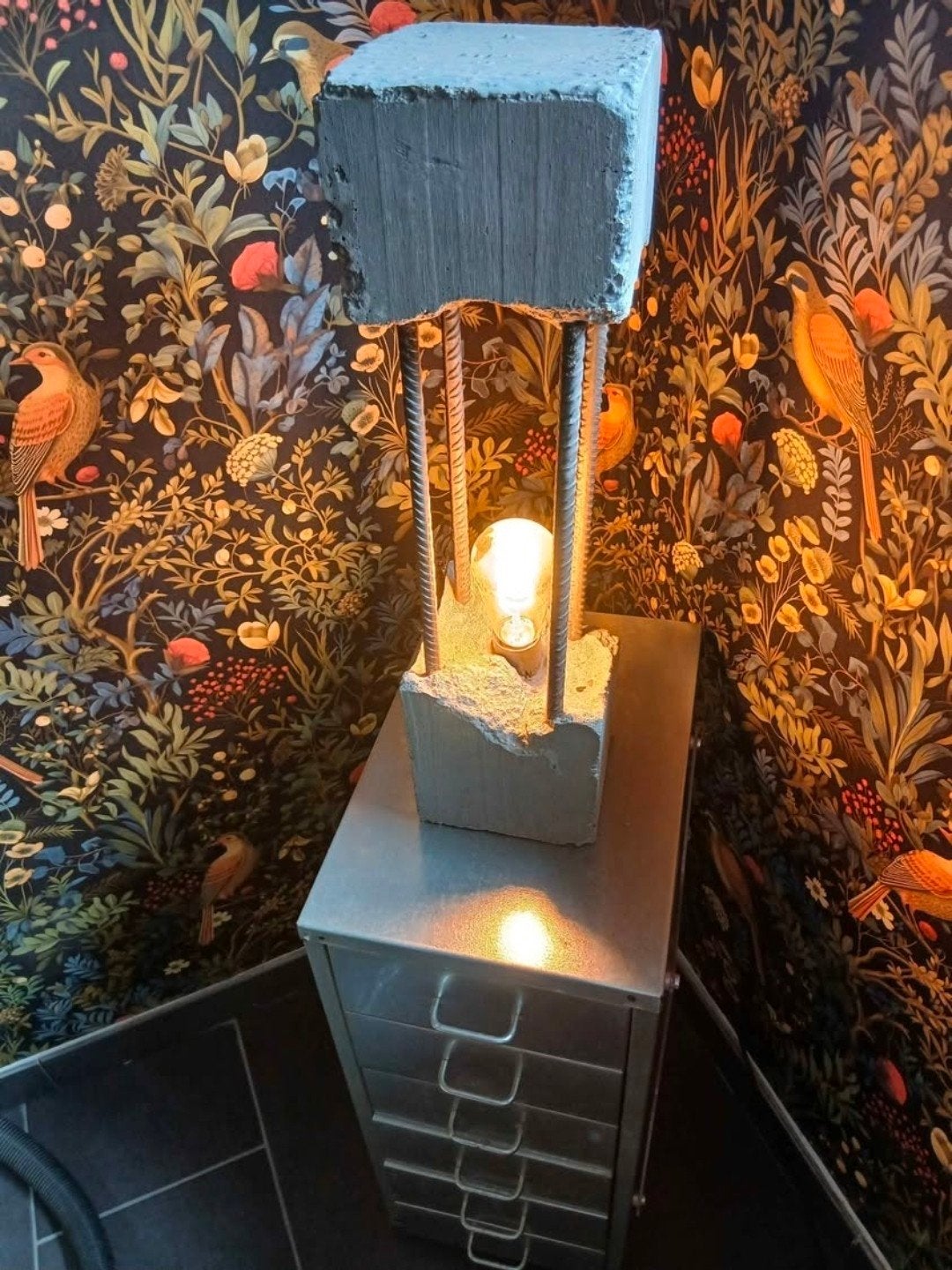 betonnen lamp, Ophalen, Industrieel