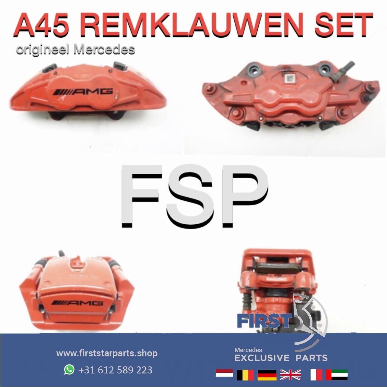 W176 A45 W117 CLA45 W156 GLA45 AMG REMTANG SET REMKLAUWEN RO, Autos : Pièces & Accessoires, Freins & Transmission, Utilisé, -