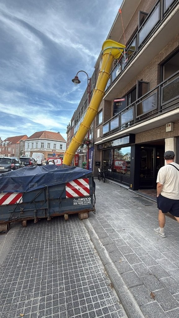 stortkoker 10m, Ophalen, Afvoer, Gebruikt, 6 meter of meer