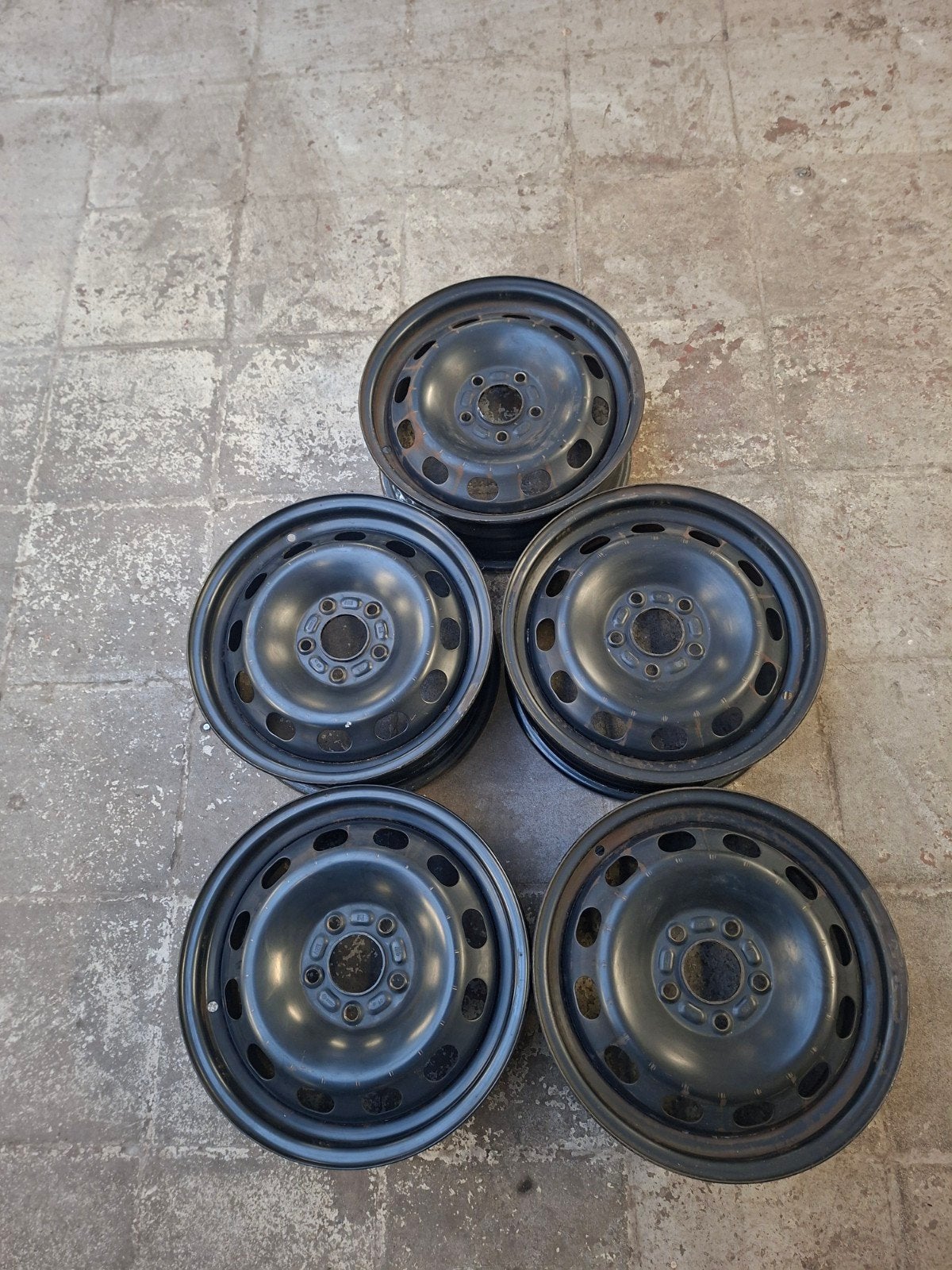 5x Jantes tôles 15 pouces pour Ford ou Volvo, Autos : Pièces & Accessoires, Enlèvement, Ford