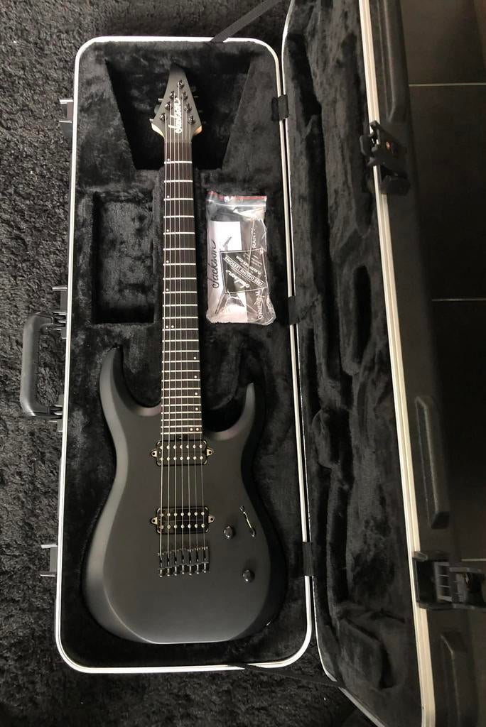 Jackson Pro Plus Mdk 7p HT SB 7 string gitaar, Muziek en Instrumenten, Ophalen, Zo goed als nieuw