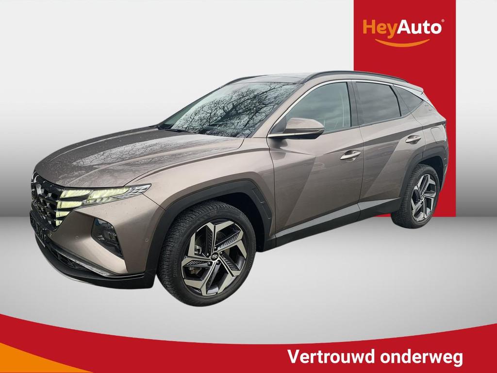 Hyundai Tucson 1.6 T-GDi HEV Shine 4WD 7-DCT, Stof, Gebruikt, 230 pk, 4 cilinders