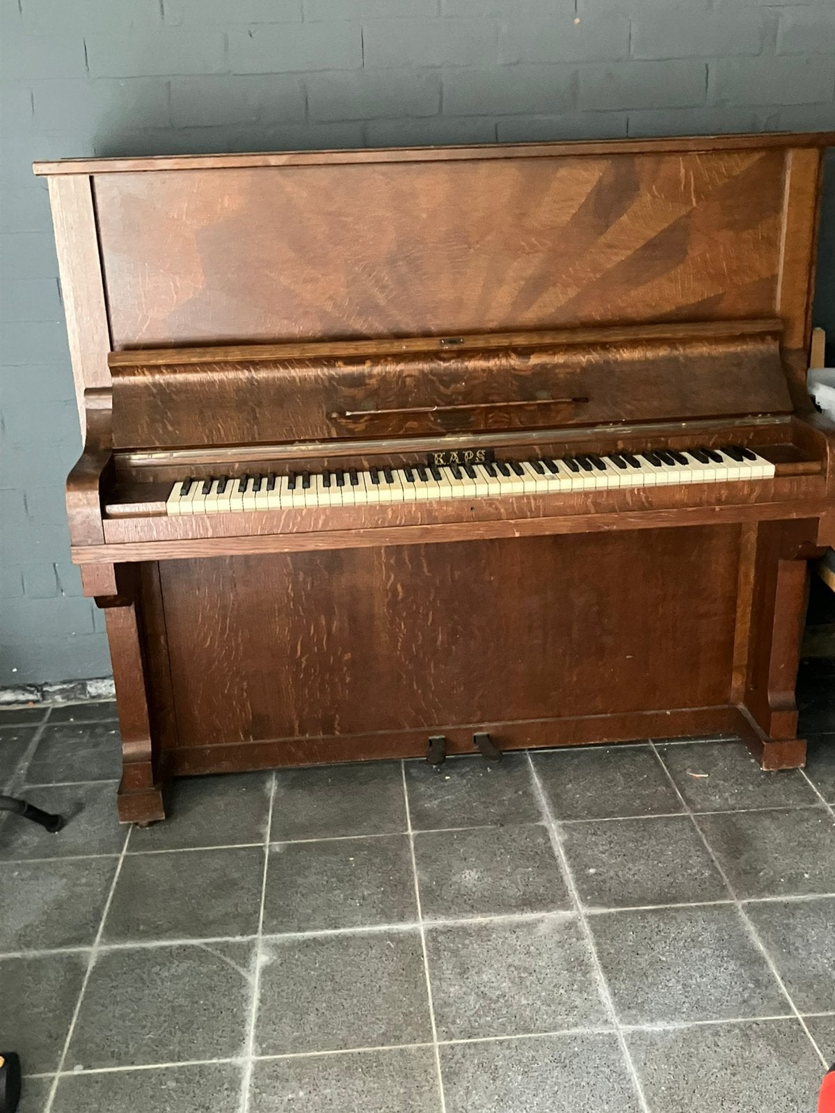 Buffet piano, Ophalen, Gebruikt, Bruin, Piano