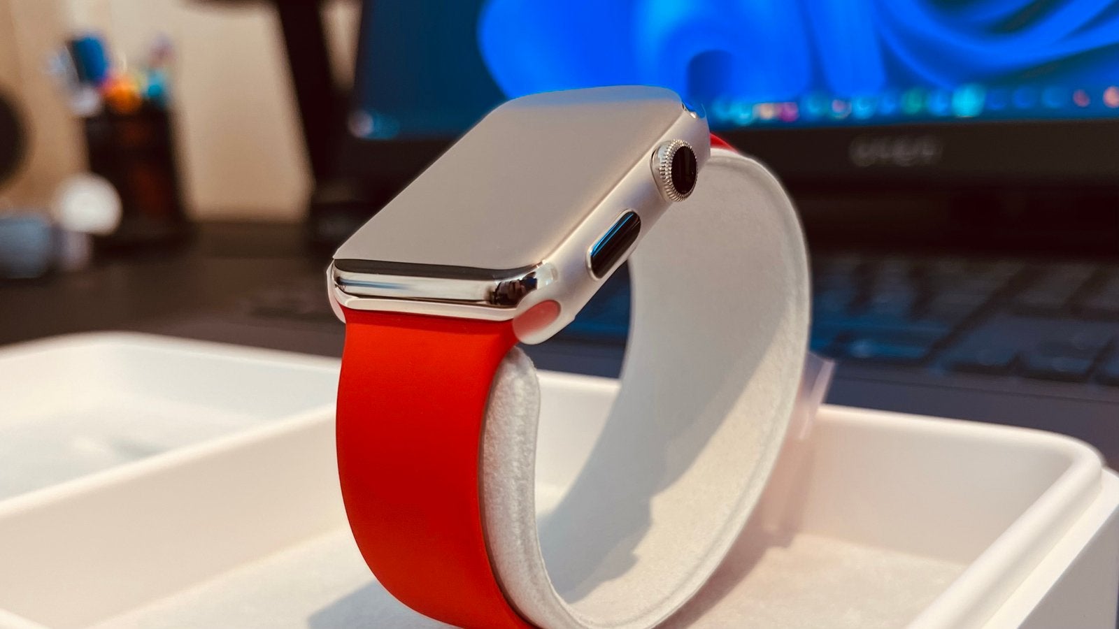 Apple Watch Series 0-42 mm Acier Inoxydable NEUF, Enlèvement ou Envoi, État, Neuf, IOS