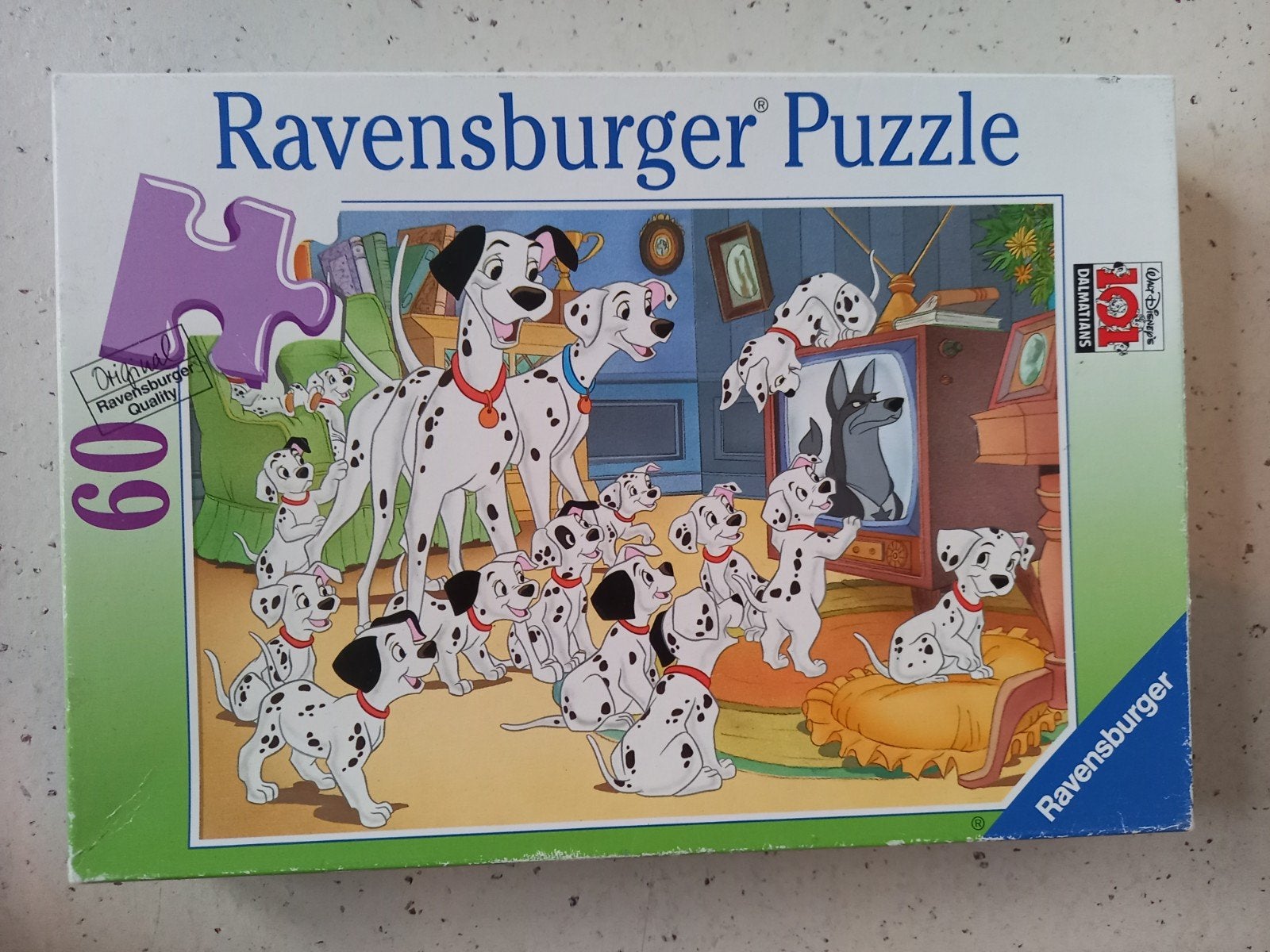 puzzel 101 Dalmatiërs, Kinderen en Baby's, Ophalen of Verzenden, Meer dan 50 stukjes, Gebruikt, 4 tot 6 jaar