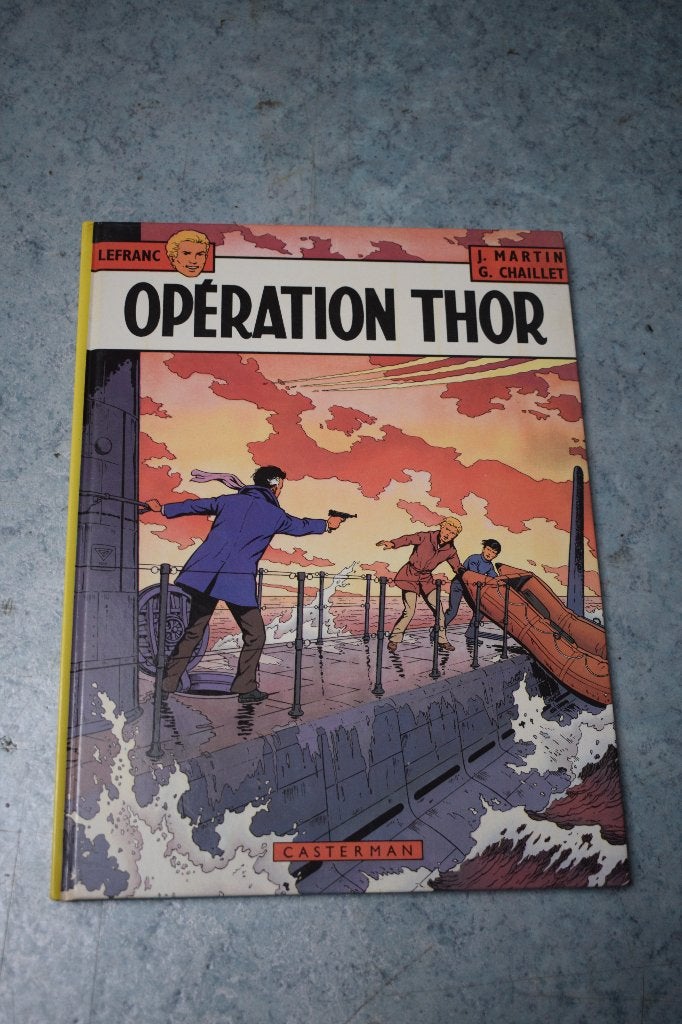 BD lefranc bande dessinée operation thor 1979, Ophalen of Verzenden, Zo goed als nieuw