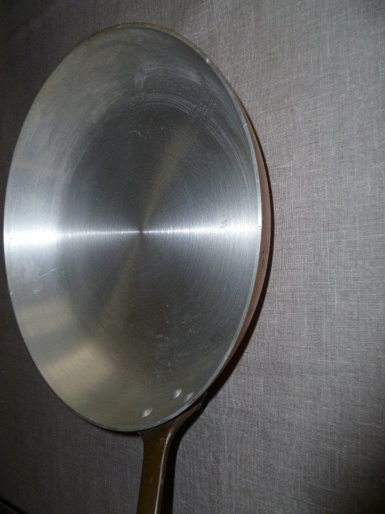 Lichte koperen pan, Ophalen of Verzenden, Zo goed als nieuw, Overige materialen, Koekenpan of Braadpan
