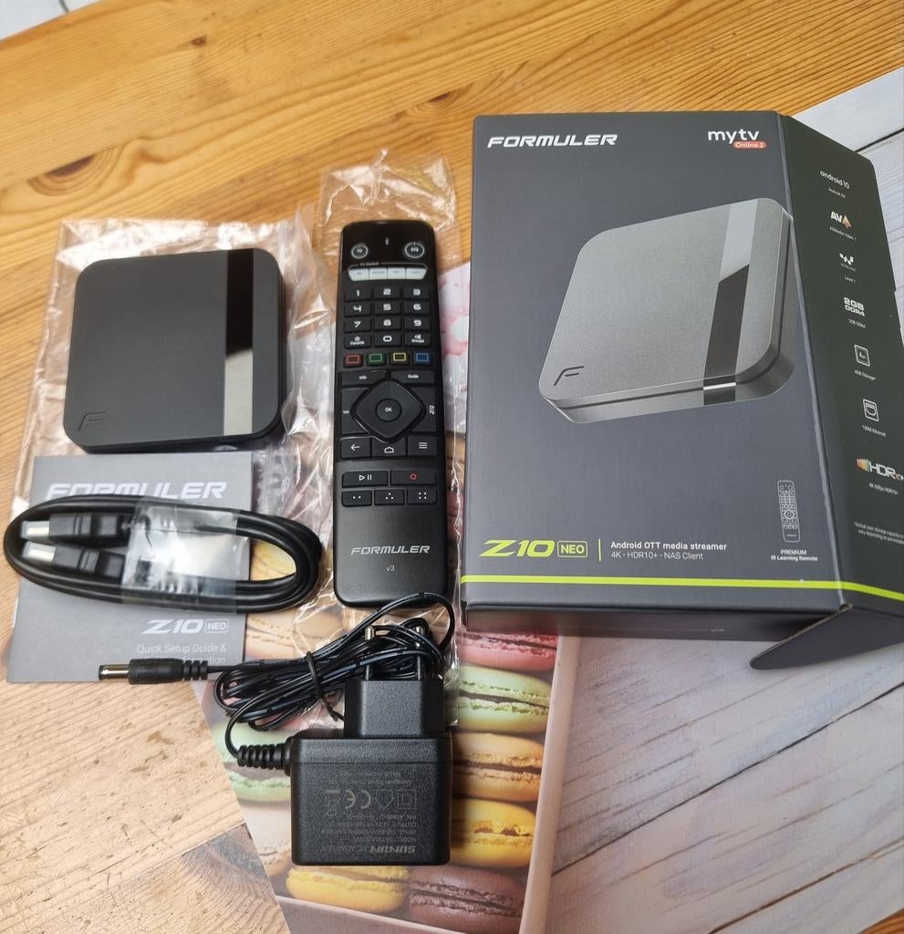 Box Formuler Z10 Neo 4k, TV, Hi-fi & Vidéo, Lecteurs multimédias, Comme neuf, Moins de 500 GB, HDMI, USB 2.0, Enlèvement