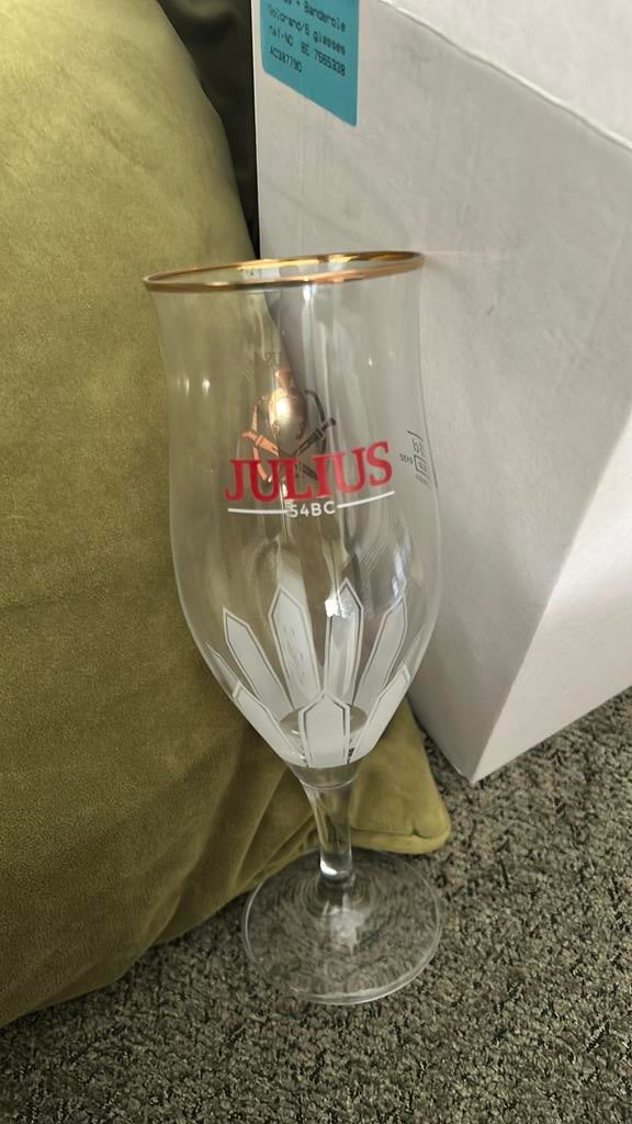 Bierglazen Julius, Verzamelen, Ophalen, Zo goed als nieuw, Bierglas