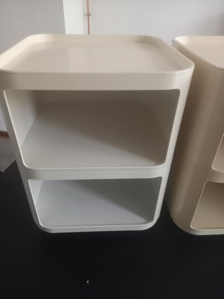 Kartell vintage componibili 4970 A. Castelli 2 st, Antiek en Kunst, Kunst | Designobjecten, Ophalen