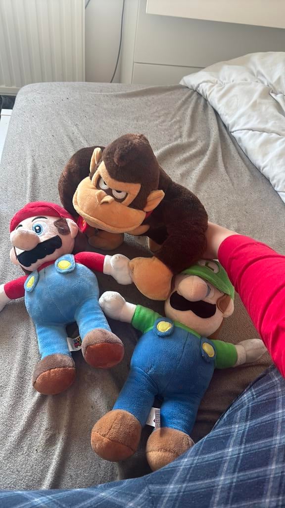 Officiele Super Mario knuffels, Super Mario, Ophalen, Zo goed als nieuw