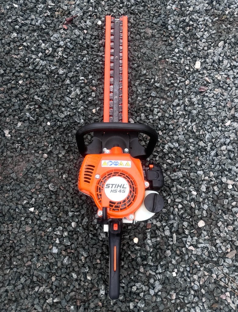 Stihl Heggenschaar, als nieuw !, Ophalen, Zo goed als nieuw, Benzine, Stihl