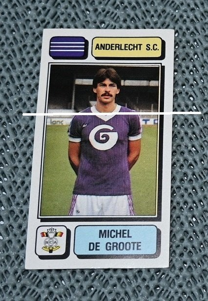Panini Football 83 RSC Anderlecht/Michel De Groote, Collections, Envoi, Comme neuf, Affiche, Image ou Autocollant