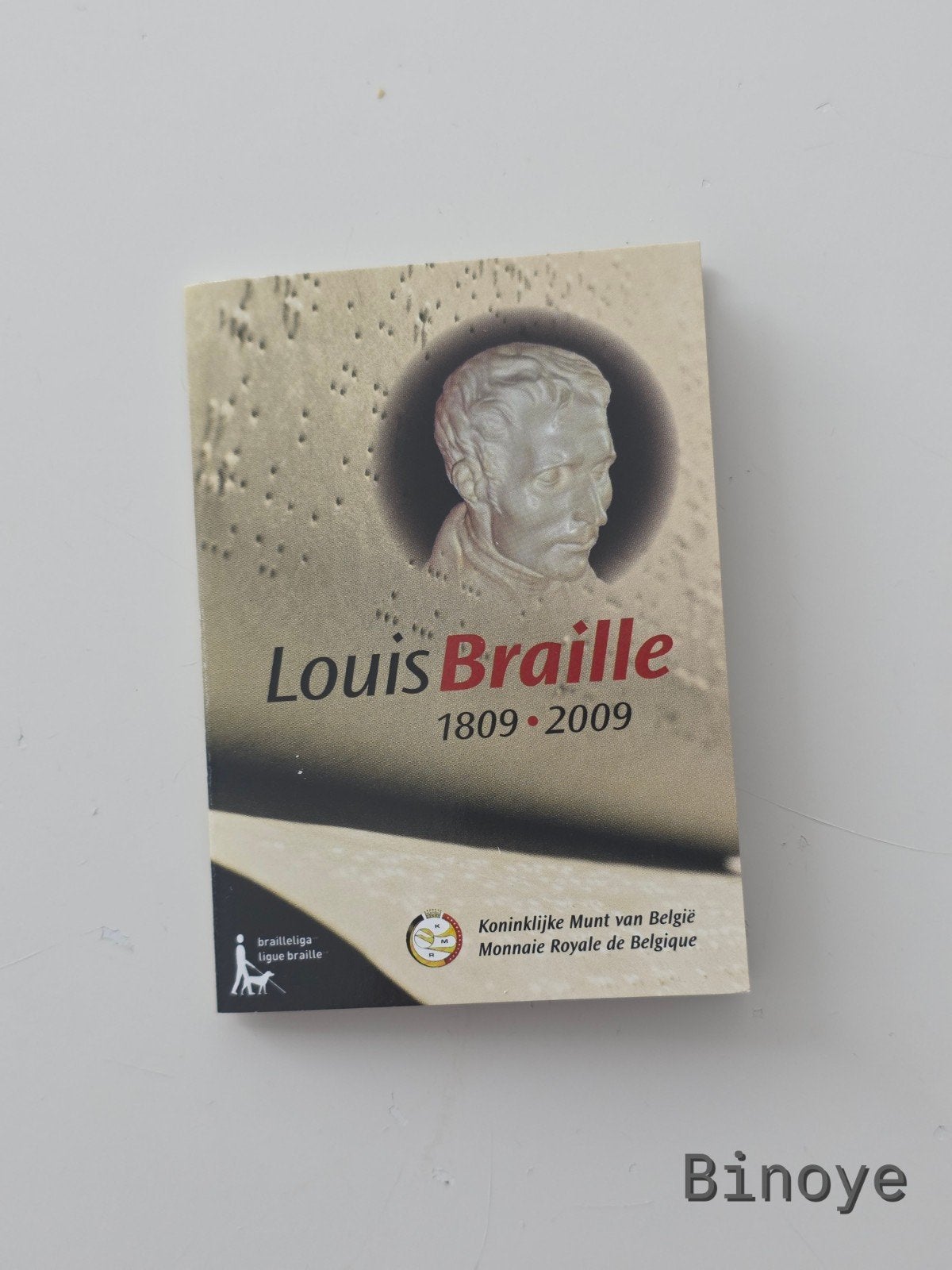 2€ Belgique 2009 BU Coincard – Louis Braille, Enlèvement ou Envoi, Belgique, 2 euros
