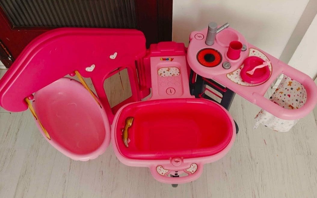 smoby Baby nurse 3 en 1:repas baignoire-berceau, Ophalen, Gebruikt