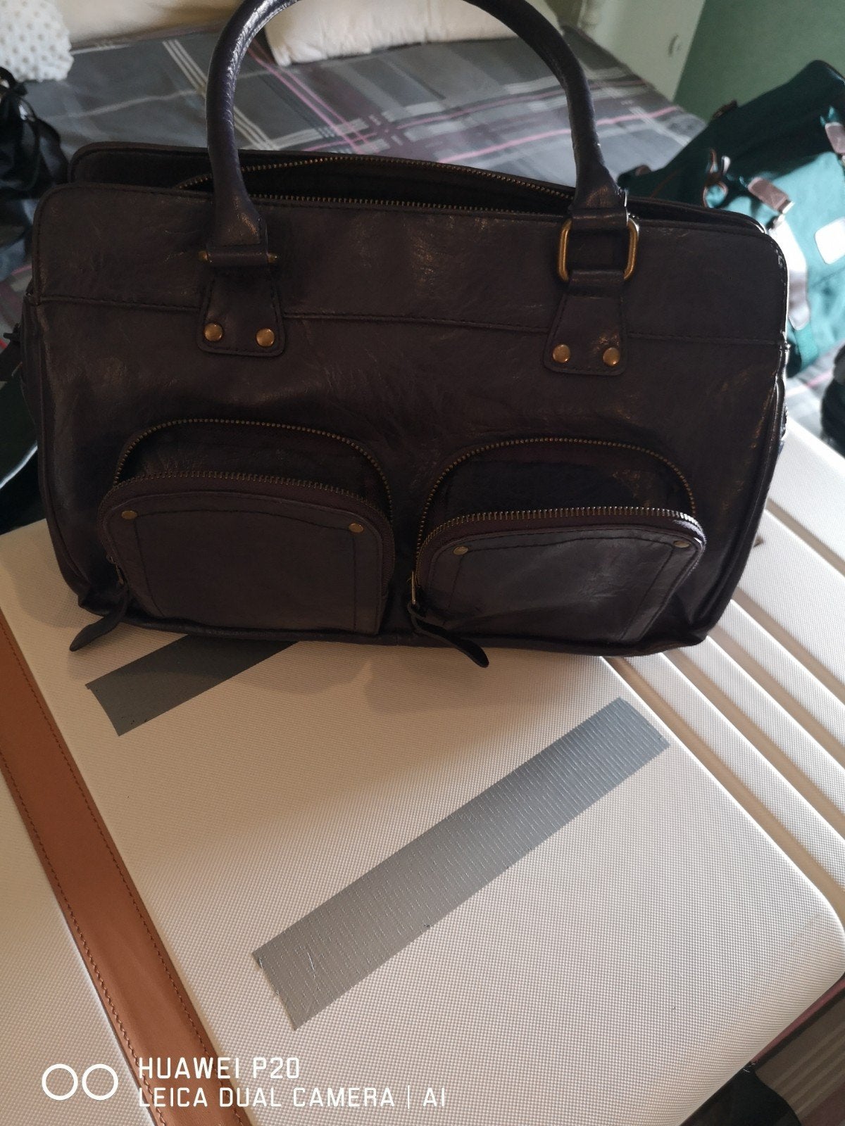 sac à main violet très bon état plusieurs compartiment, Computers en Software, Ophalen of Verzenden