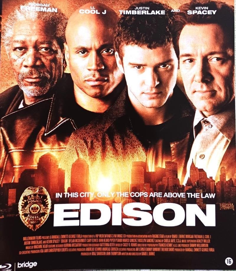 blu ray EDISON MORGAN FREEMAN JUSTIN TIMBERLAKE, Enlèvement ou Envoi, Comme neuf