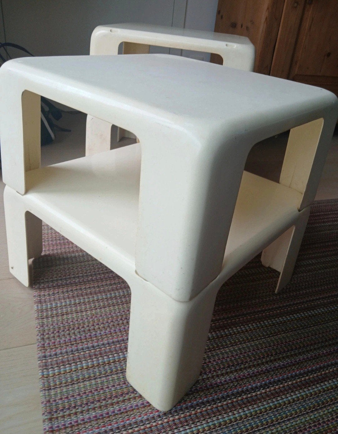 4stuks tafeltjes c&a bij mario bellini collectors item, Ophalen, Kunststof