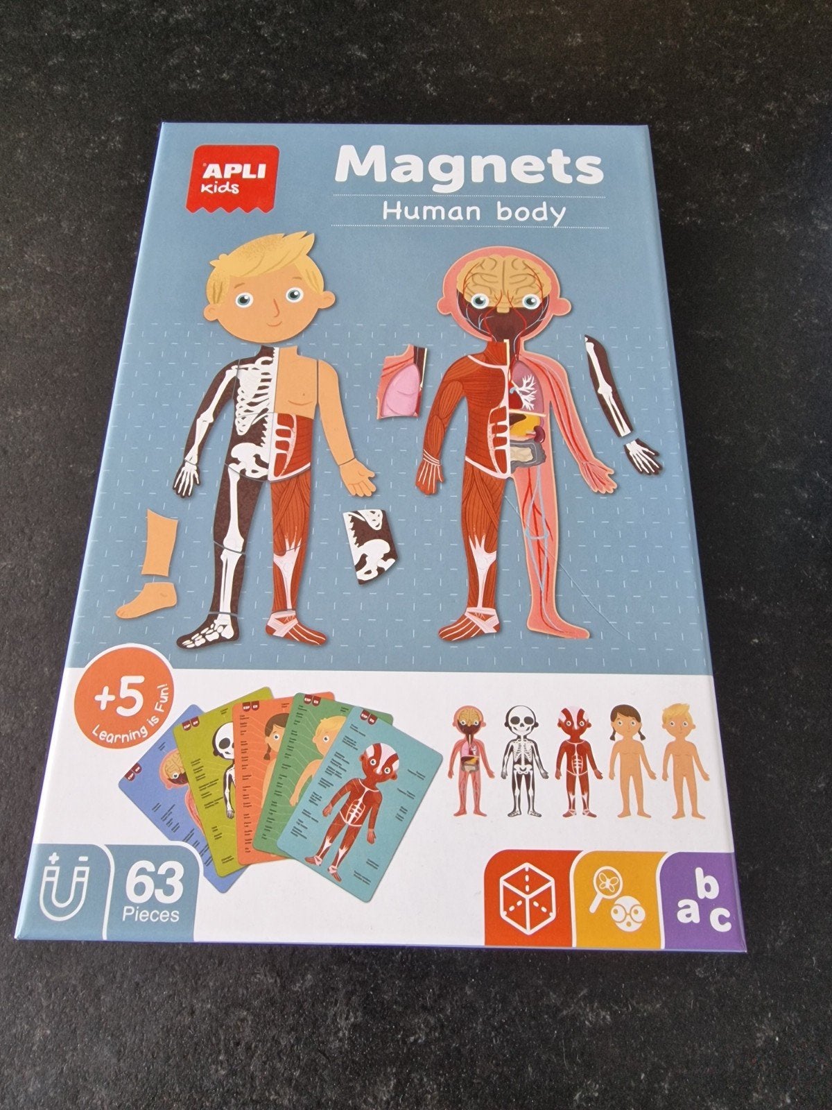 Het menselijk lichaam - magnetisch spel voor kinderen, Kinderen en Baby's, Ophalen, Nieuw, Puzzelen