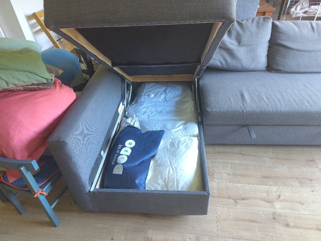 Canapé convertible Ikea (Friheten), Enlèvement, Utilisé, Gris