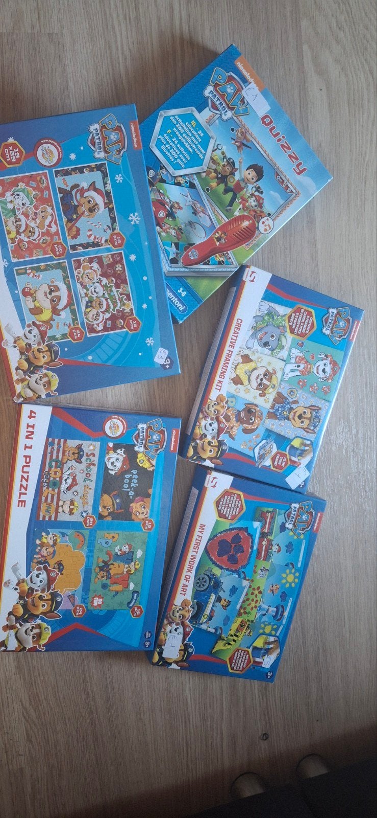 paw patrol pakket, Ophalen