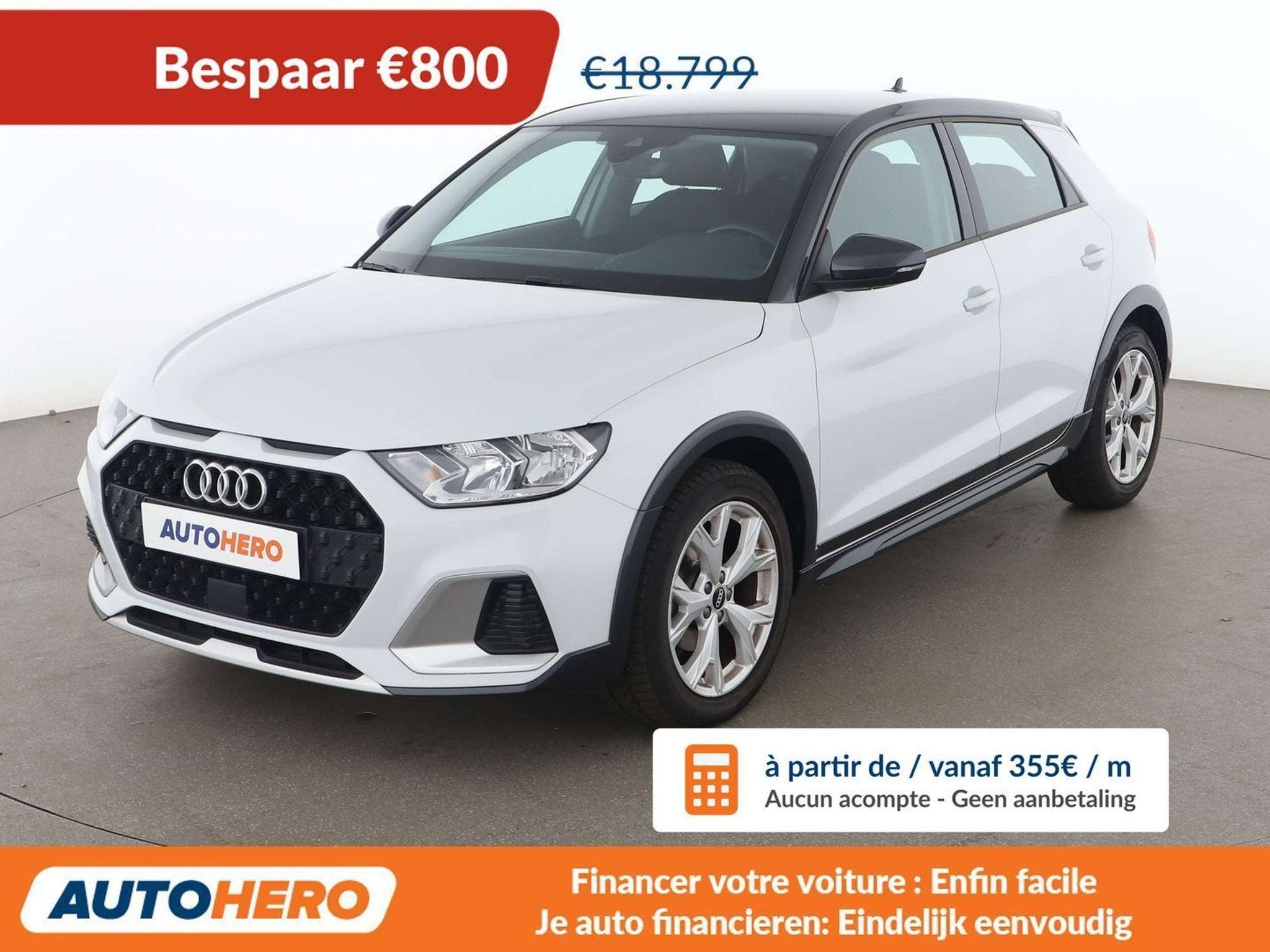 Audi A1 35 TFSI (bj 2021, automaat), Auto's, Stof, Overige brandstoffen, Wit, 5 zetels