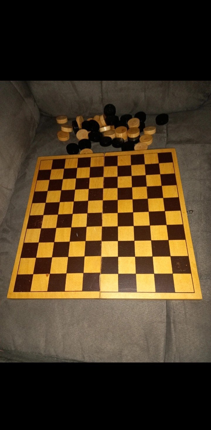 Jeu de dames vintage, Ophalen of Verzenden