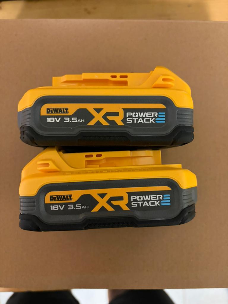 Dewalt powerstack 18v 3,5ah nieuw 2x, Ophalen, Zo goed als nieuw