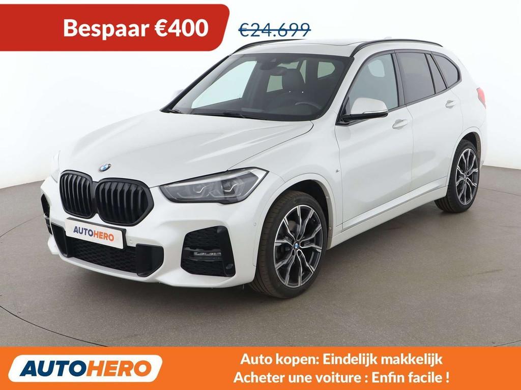 BMW X1 xDrive 18d M Sport (bj 2021, automaat), Auto's, Wit, Lichtsensor, 150 pk, SUV of Terreinwagen