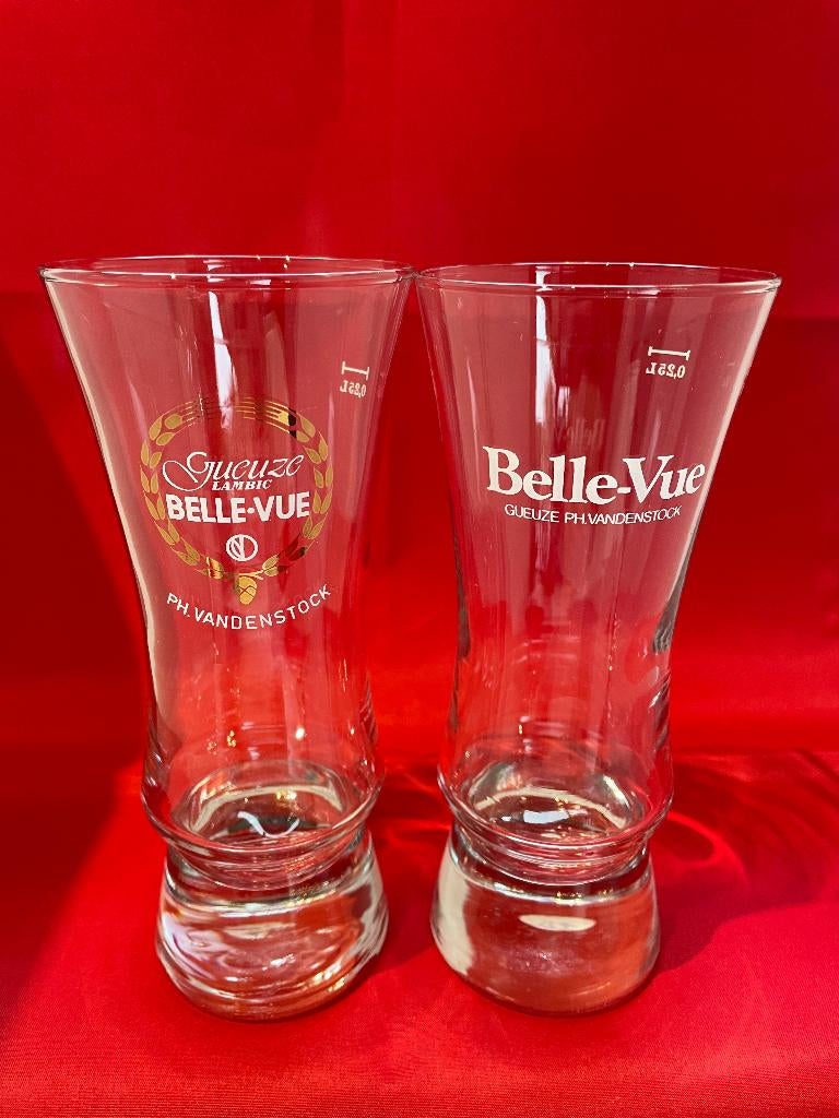 Verres à bière Belle-Vue 0,25 l, Enlèvement ou Envoi, Utilisé, Verre à bière