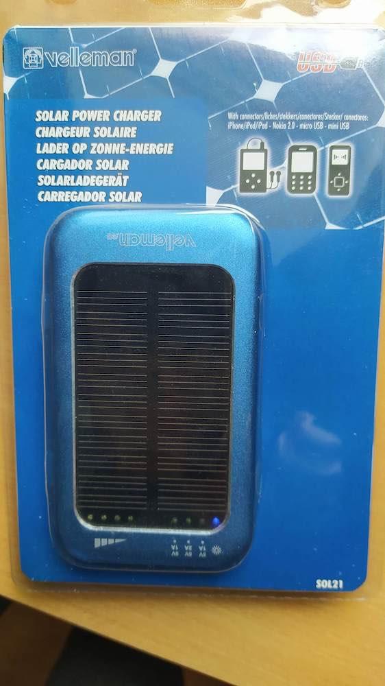 Chargeur solaire, Enlèvement, Comme neuf