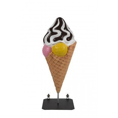 Cornet à glace 170 cm — Présentoir à glace  sur support, Collections, Marques & Objets publicitaires, Neuf, Enlèvement