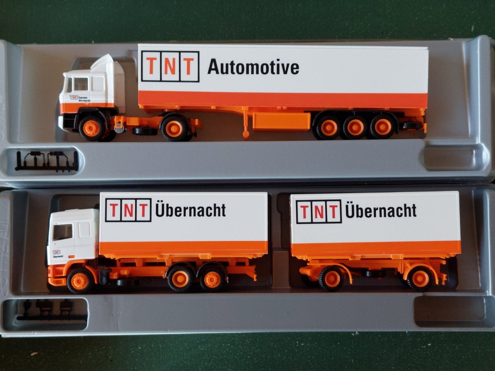 vintage herpa daf 95 en Man tnt H0, Ophalen of Verzenden, Herpa
