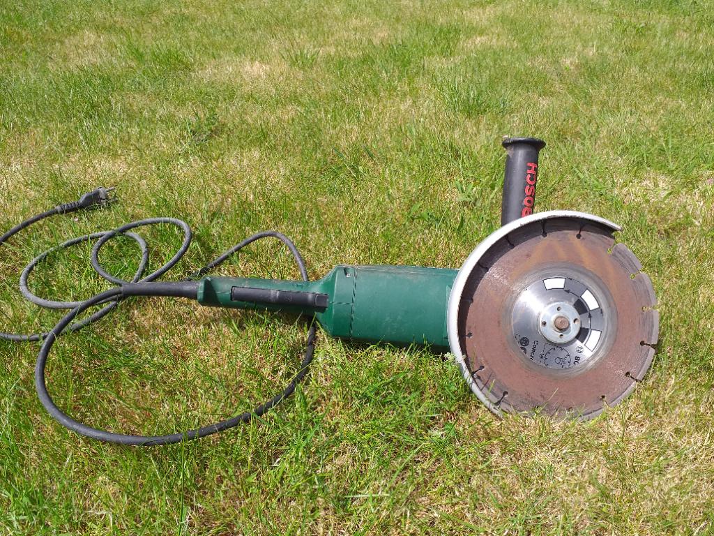 Haakse slijper Bosch, Doe-het-zelf en Bouw, Gereedschap | Slijpmachines, Ophalen, Gebruikt, 1000 watt of meer, Haakse handslijpmachine