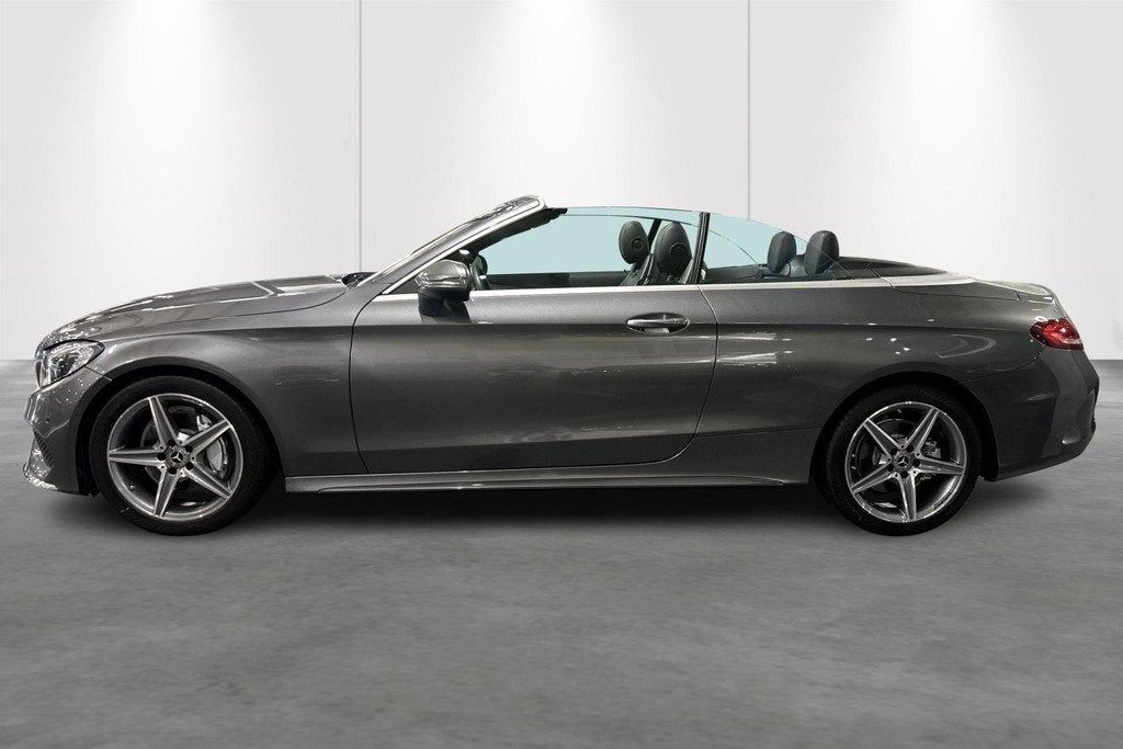 Mercedes-Benz C-Klasse Cabriolet C 220 d - LEDER + SENSOREN, Argent ou Gris, Achat, 1800 kg, Euro 6