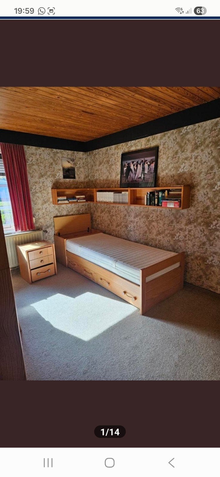 Chambre complète pour les jeunes en vert