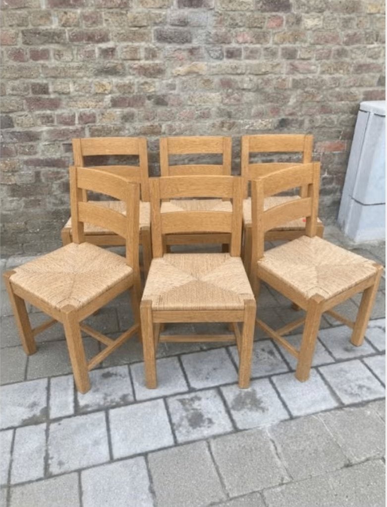 scandinavische stoelen 6 stuks, Ophalen