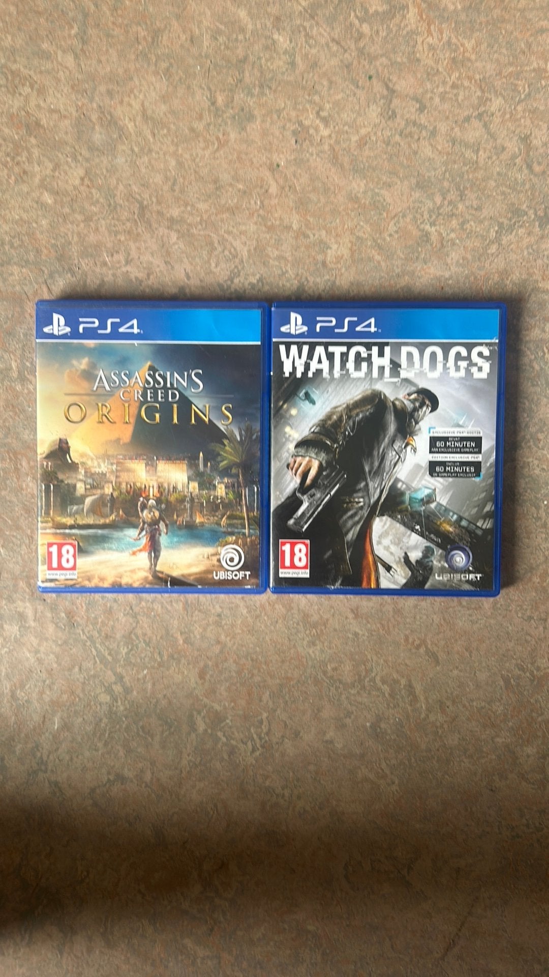 Assassin's Creed Origins & Watch Dogs., Ophalen, Overige genres, Vanaf 18 jaar