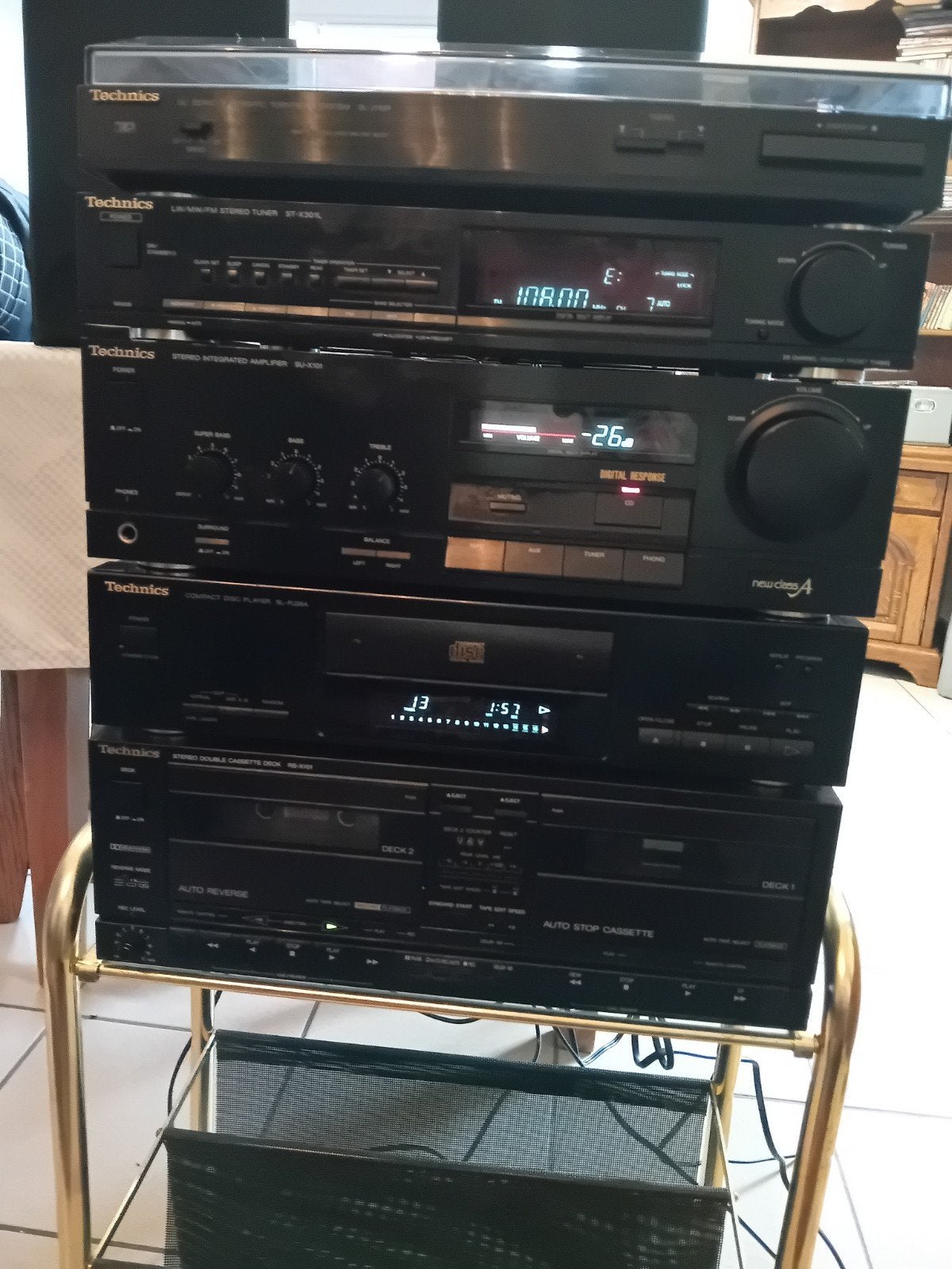 midi  stereoketen technics, Enlèvement