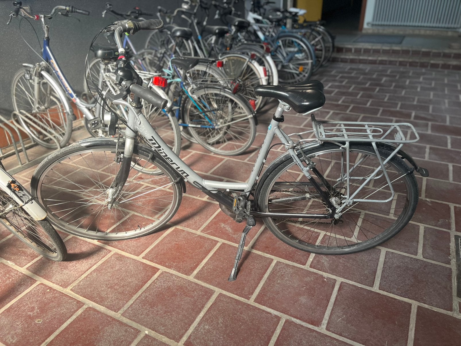 Minerva damesfiets, Fietsen en Brommers, Fietsen | Dames | Damesfietsen, Velgrem, Versnellingen, Zo goed als nieuw, 50 tot 53 cm