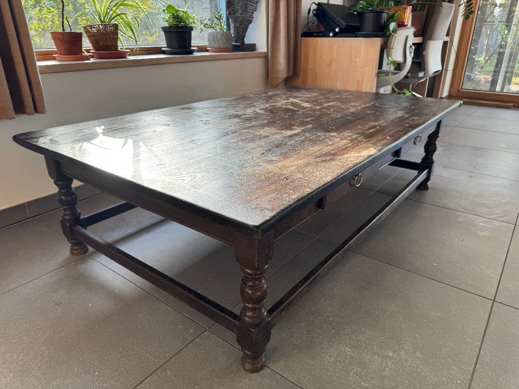 Salontafel eik, Ophalen, Gebruikt, Eikenhout, 50 tot 100 cm