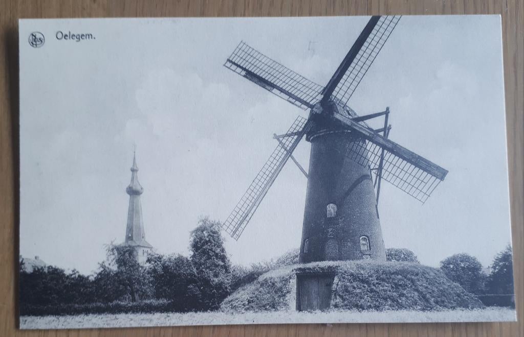 OELEGEM : Postkaart WINDMOLEN uitg.Thill, Verzamelen, Verzenden, 1920 tot 1940, Ongelopen, Antwerpen