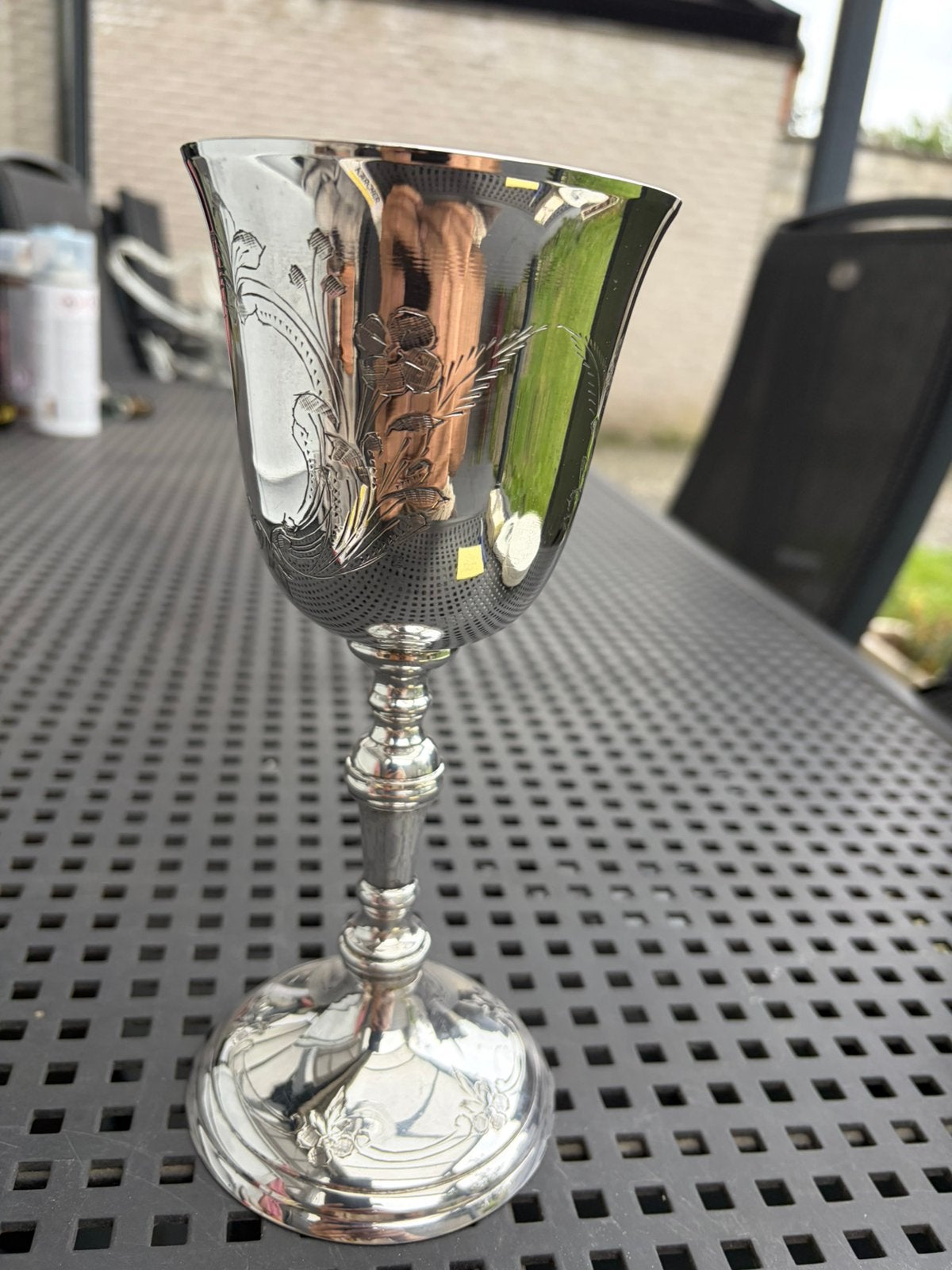 Kelk of beker merk Elridge, Antiek en Kunst, Ophalen, Zilver