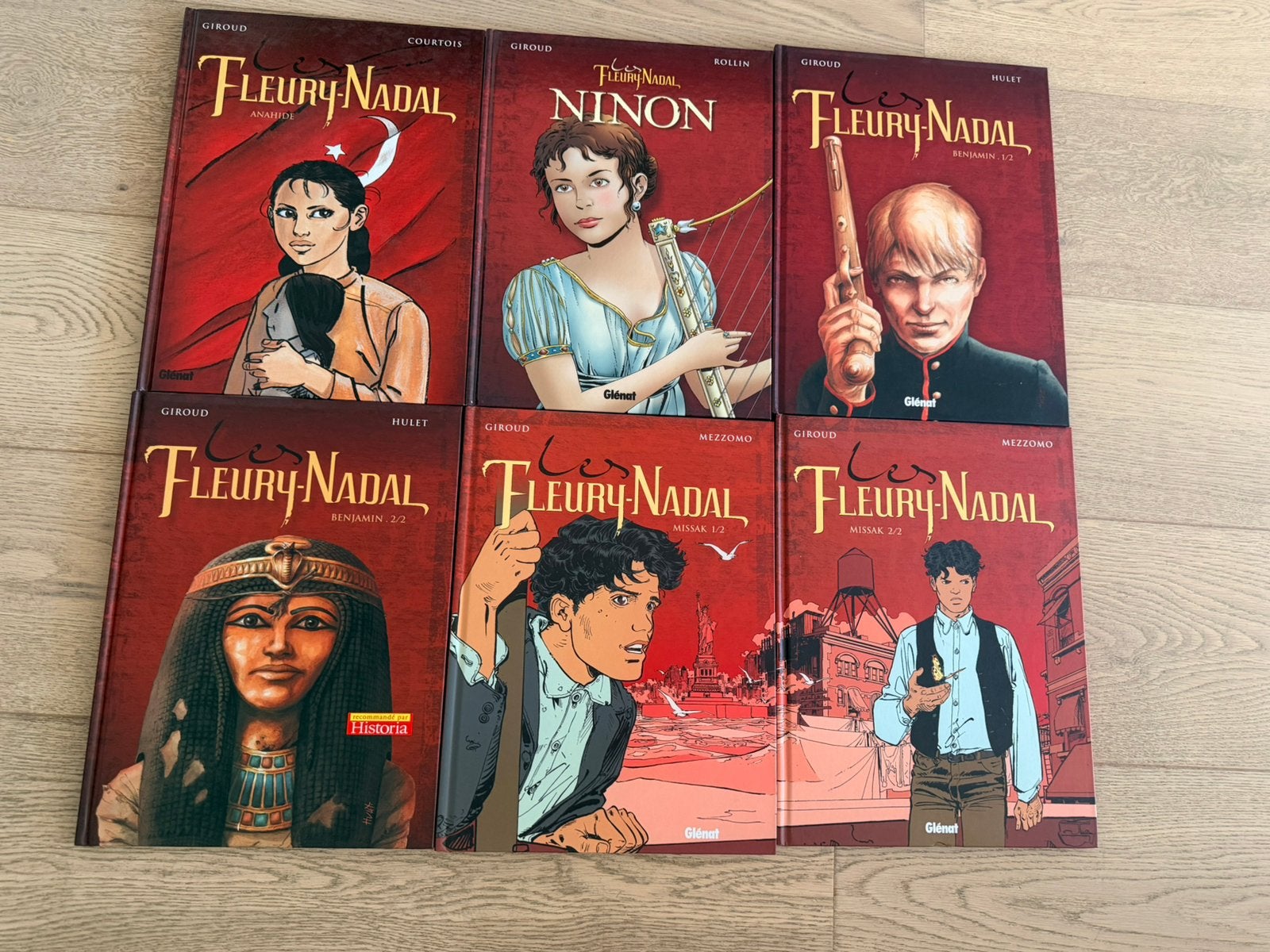 Superbe serie bd fleury Nadal 6 tomes EO, Ophalen of Verzenden, Zo goed als nieuw
