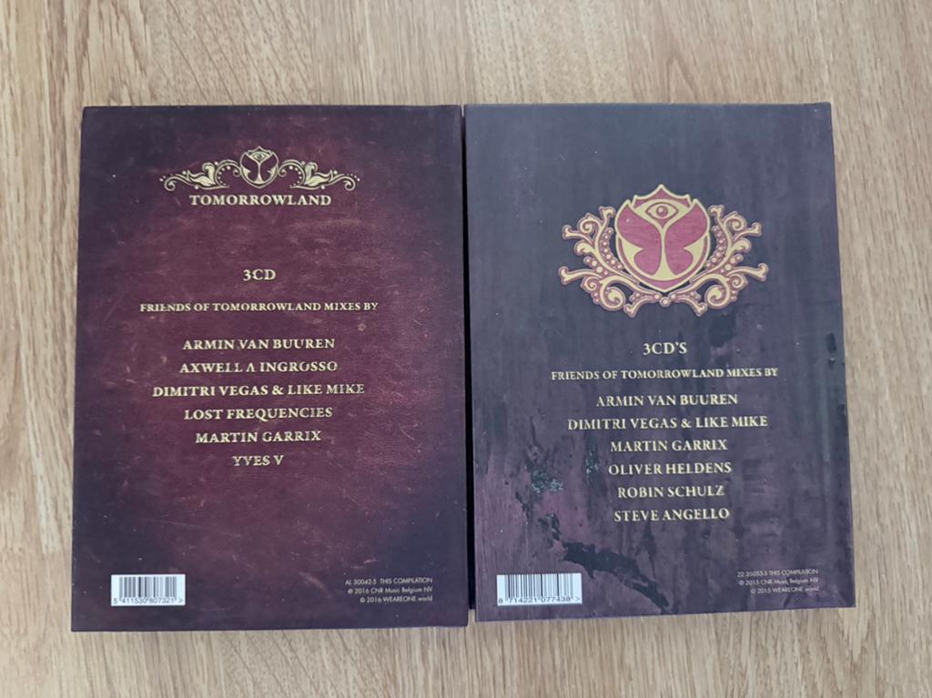 Tomorrowland 2 cd bixen met elk 3 cd s ZIEN!, Ophalen, Zo goed als nieuw
