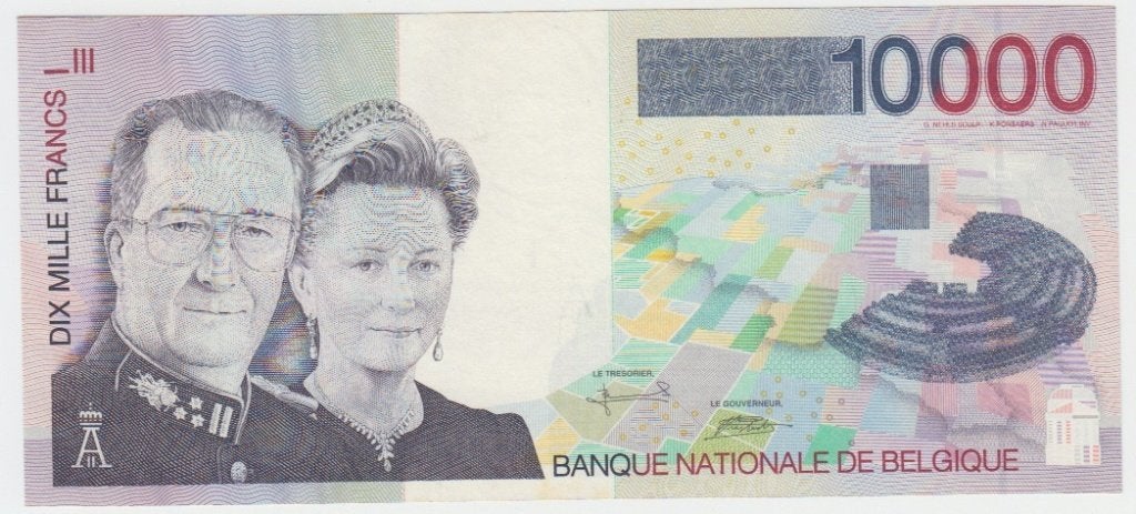 10.000 Frank Albert en Paola - FDC, Timbres & Monnaies, Enlèvement ou Envoi, Billets en vrac