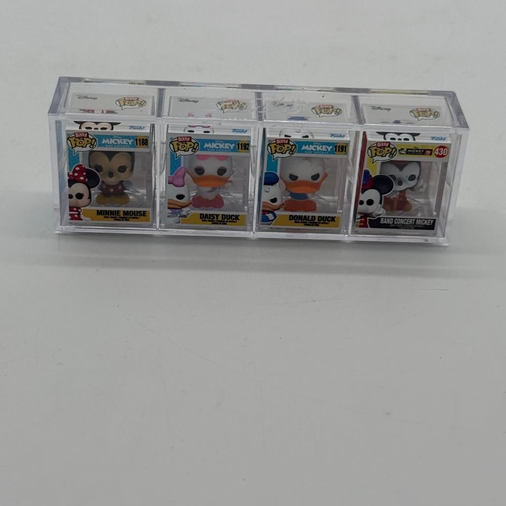 Bitty Pop! Disney set van 4 stuks - met case, Verzamelen, Ophalen of Verzenden, Zo goed als nieuw