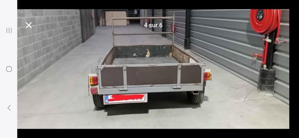 Dubbelassige aanhangwagen van 750 kg zonder rijbewijs